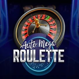 Auto Mega Roulette online game logo by Pragmatic Play on g-q-bet.nl