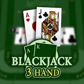 Blackjack 3H (Habanero) slot visual from Habanero available on g-q-bet.nl