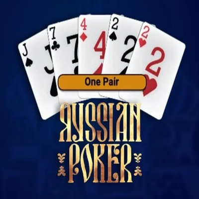 Russian Poker by OneTouch Games, showcased at g-q-bet.nl – game logo