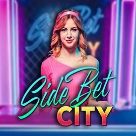 Side Bet City slot visual from Evolution available on g-q-bet.nl