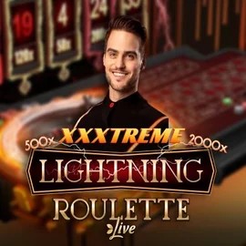 Official Live Casino logo: XXXtreme Lightning Roulette by Evolution at GQbet Casino